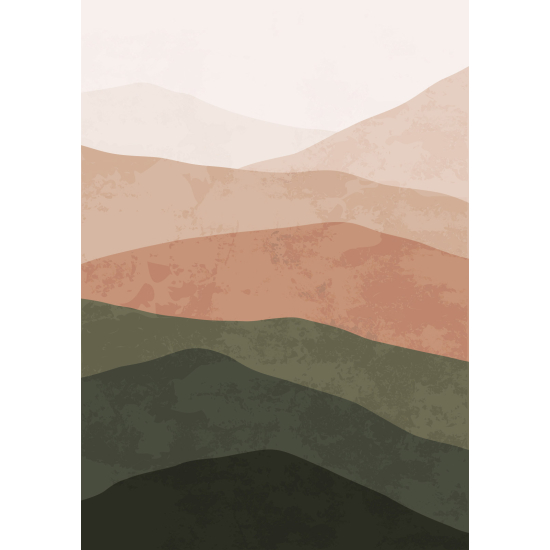 Papel pintado panorámico - Paisaje Boho