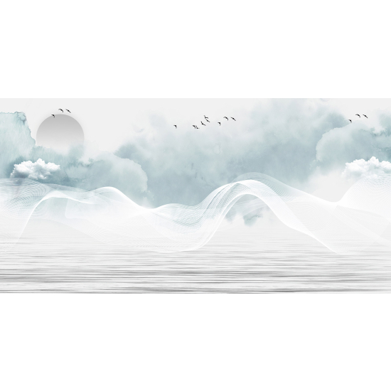 Papel pintado panorámico - Paisaje Boho