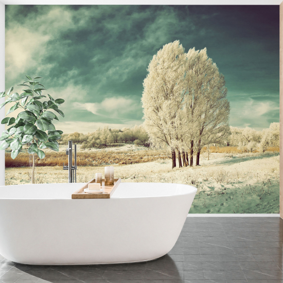 Papel pintado panorámico - Paisaje Invierno