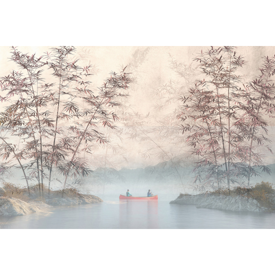 Papel pintado panorámico - Paisaje Lago