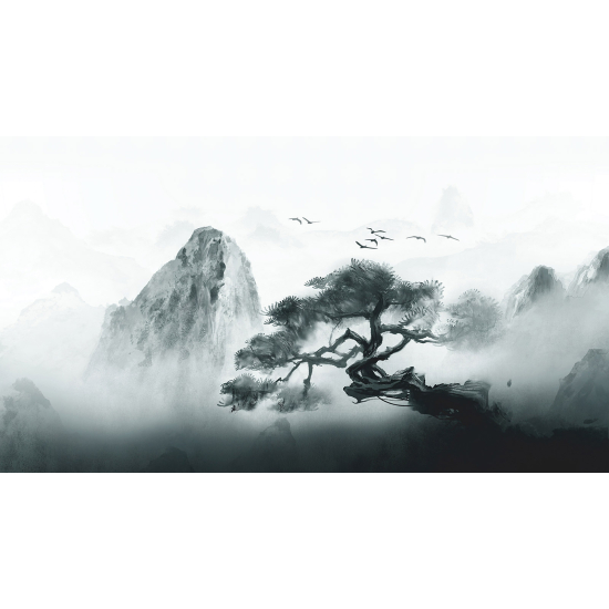 Papel pintado panorámico - Paisaje Montaña