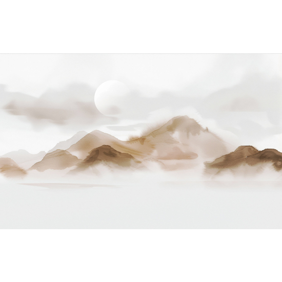 Papel pintado panorámico - Paisaje Montañas