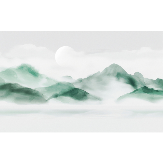 Papel pintado panorámico - Paisaje Montañas