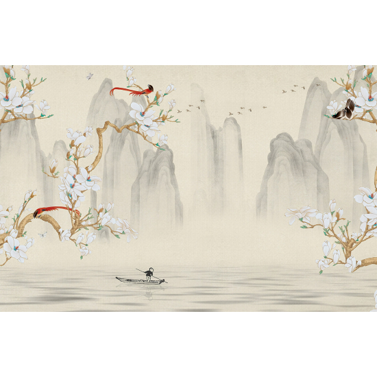 Papel pintado panorámico - Paisaje Montañas