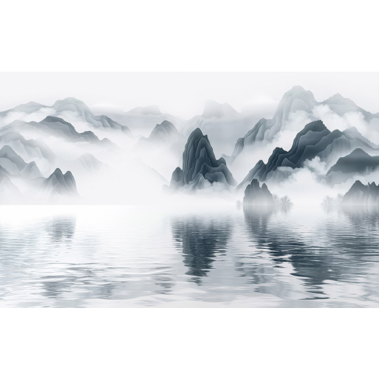 Papel pintado panorámico - Paisaje Montañas