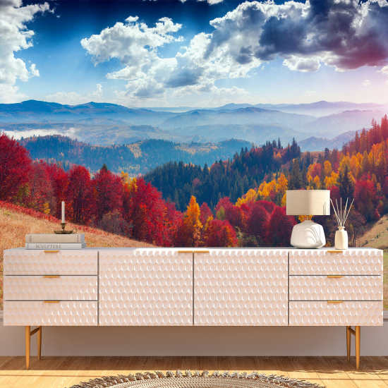 Papel pintado panorámico - Paisaje Otoñal