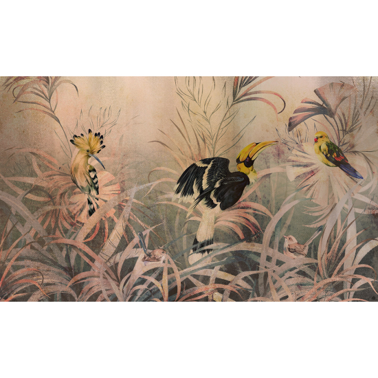 Papel pintado panorámico - Pájaros
