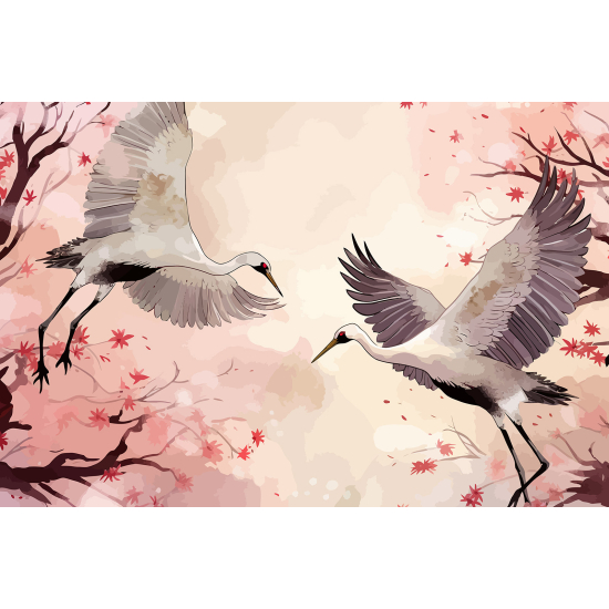 Papel pintado panorámico - Pájaros