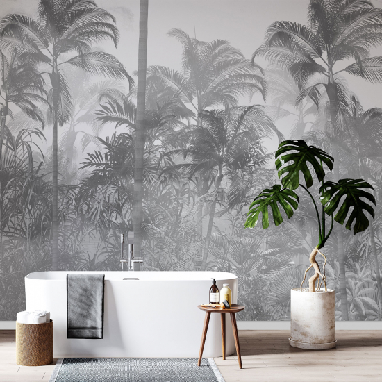 Papel pintado panorámico - Palmeras