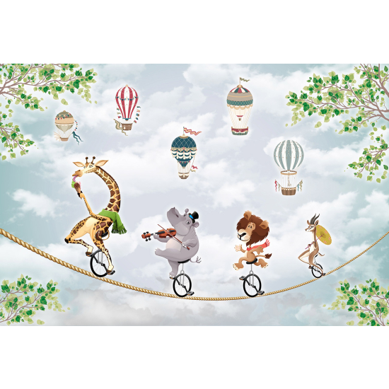 Papel pintado panorámico para niños - Infantil - Animales