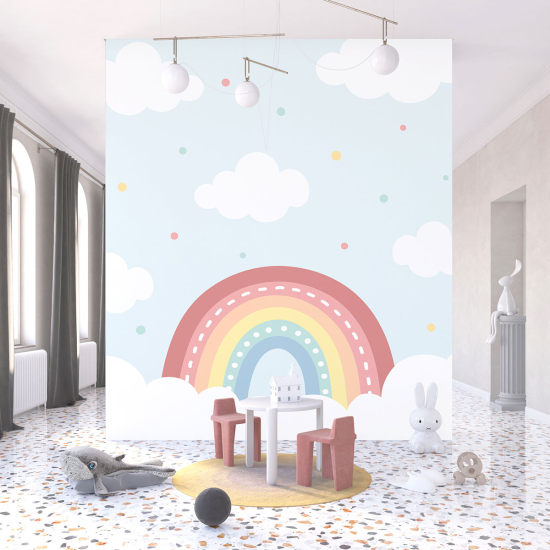 Papel pintado panorámico para niños - Infantil - Arcoíris