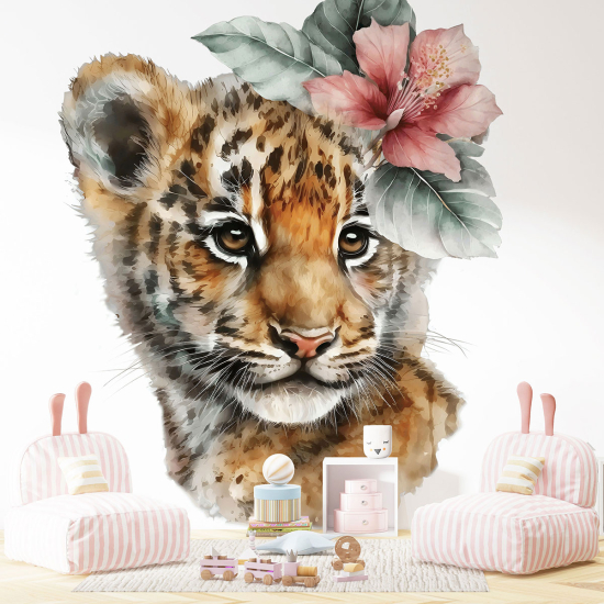 Papel pintado panorámico para niños - Infantil - Bebé Flores