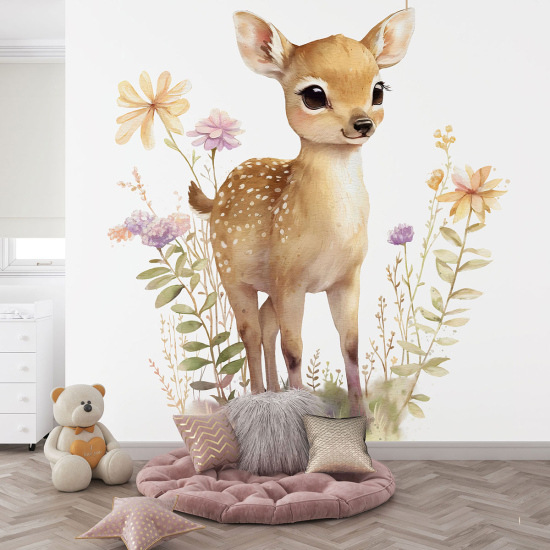 Papel pintado panorámico para niños - Infantil - Bichette