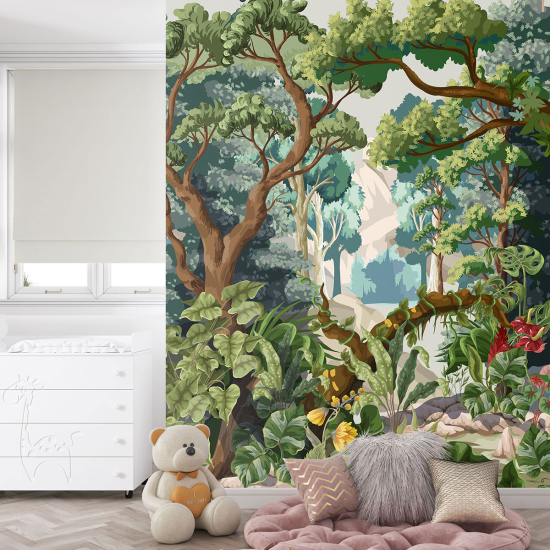 Papel pintado panorámico para niños - Infantil - Bosque