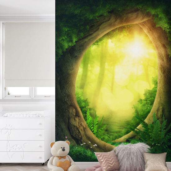 Papel pintado panorámico para niños - Infantil - Bosque