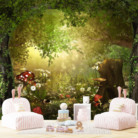 Papel pintado panorámico para niños - Infantil - Bosque Encantado