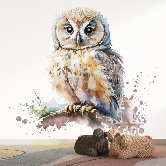 Papel pintado panorámico para niños - Infantil - Búho