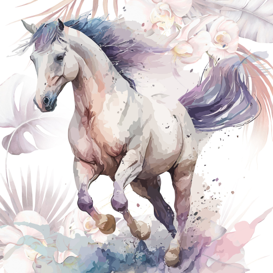 Papel pintado panorámico para niños - Infantil - Caballo