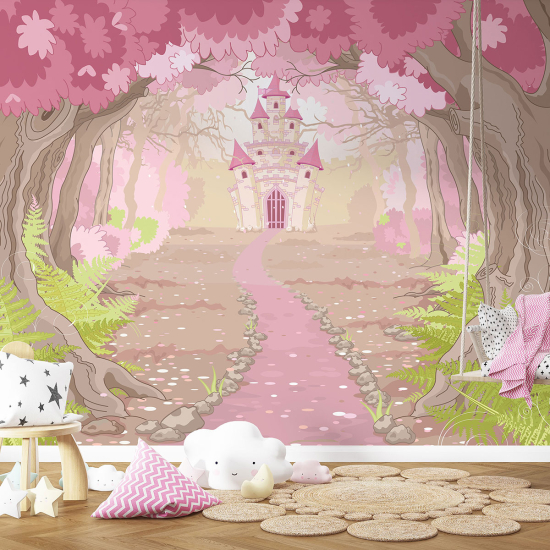 Papel pintado panorámico para niños - Infantil - Castillo
