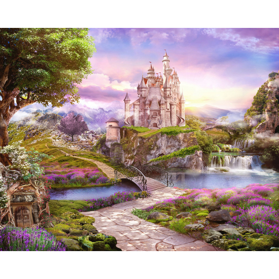 Papel pintado panorámico para niños - Infantil - Castillo Encantado