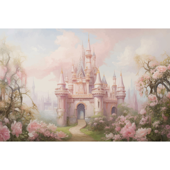 Papel pintado panorámico para niños - Infantil - Castillo Encantado