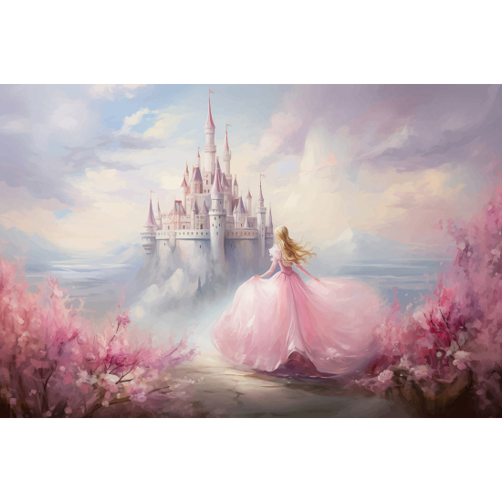 Papel pintado panorámico para niños - Infantil - Castillo Encantado