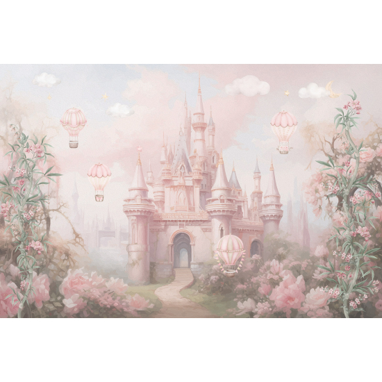 Papel pintado panorámico para niños - Infantil - Castillo Encantado