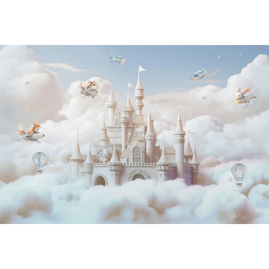 Papel pintado panorámico para niños - Infantil - Castillo Encantado