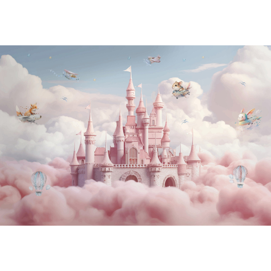 Papel pintado panorámico para niños - Infantil - Castillo Encantado