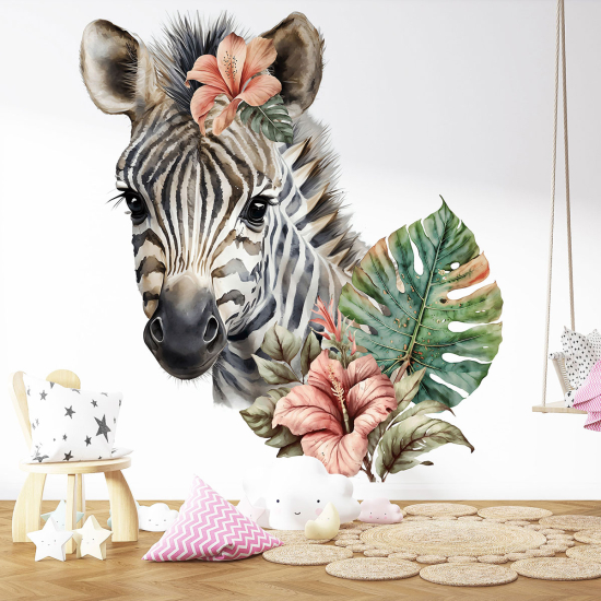 Papel pintado panorámico para niños - Infantil - Cebra