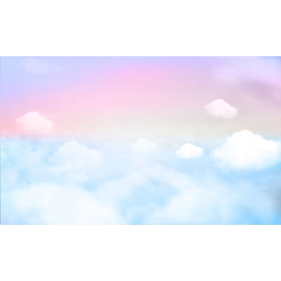 Papel pintado panorámico para niños - Infantil - Cielo nubes