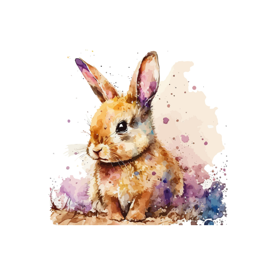 Papel pintado panorámico para niños - Infantil - Conejo