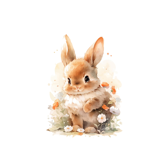 Papel pintado panorámico para niños - Infantil - Conejo