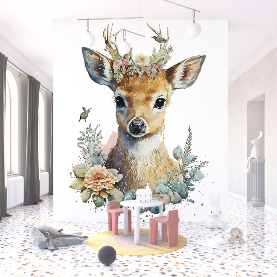 Papel pintado panorámico para niños - Infantil - Corzo