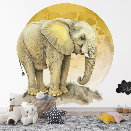 Papel pintado panorámico para niños - Infantil - Elefante