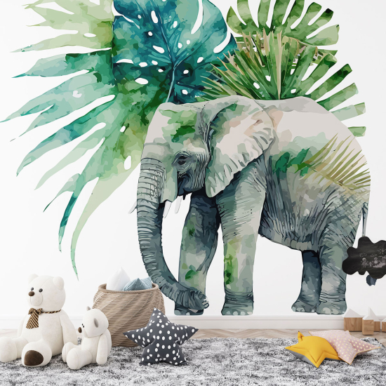Papel pintado panorámico para niños - Infantil - Elefante