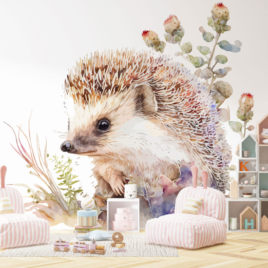 Papel pintado panorámico para niños - Infantil - Erizo