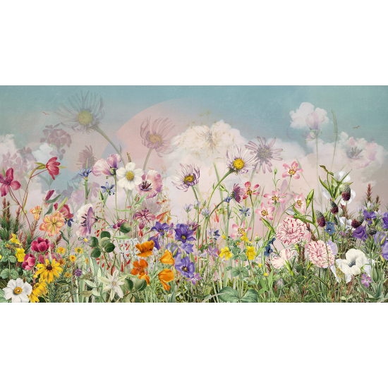Papel pintado panorámico para niños - Infantil - Flores