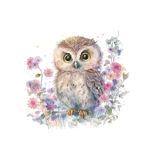 Papel pintado panorámico para niños - Infantil - Flores bonitas