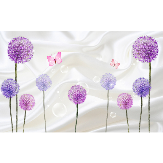 Papel pintado panorámico para niños - Infantil - Flores de diente de león