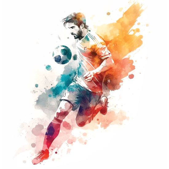 Papel pintado panorámico para niños - Infantil - Futbolista