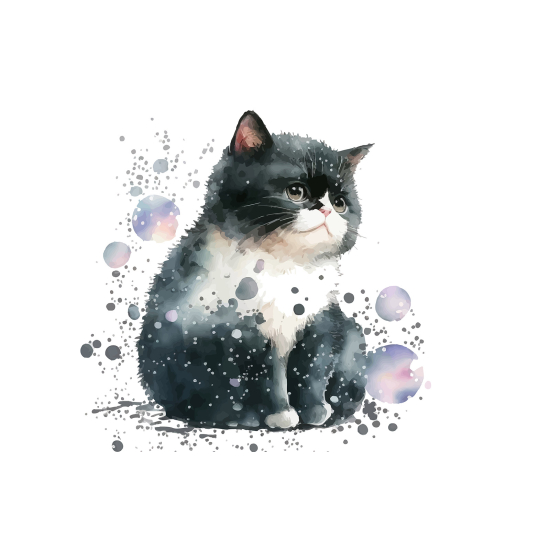Papel pintado panorámico para niños - Infantil - Gato