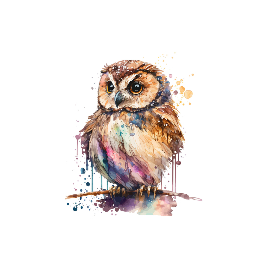 Papel pintado panorámico para niños - Infantil - Lechuza