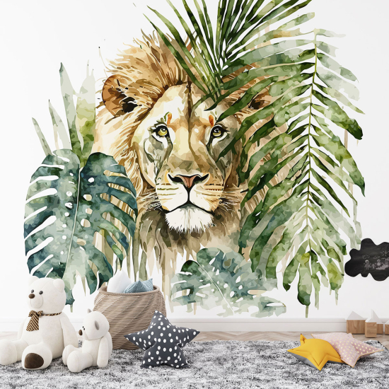 Papel pintado panorámico para niños - Infantil - León
