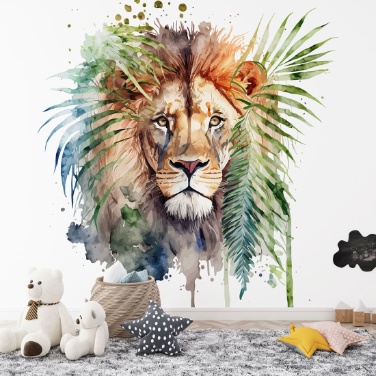 Papel pintado panorámico para niños - Infantil - León