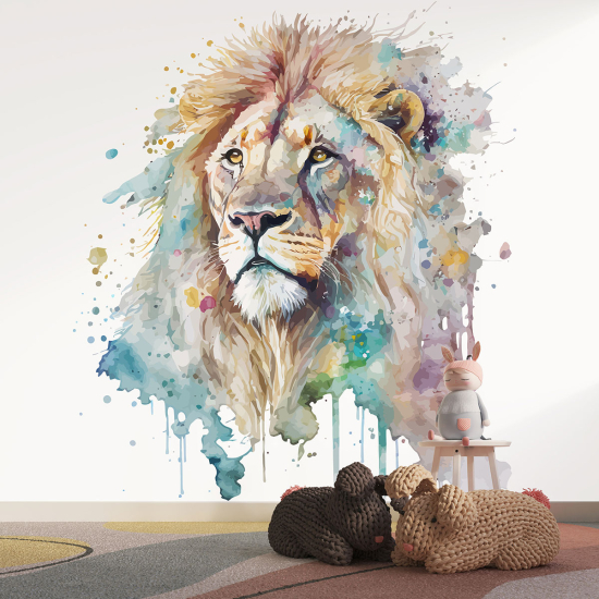 Papel pintado panorámico para niños - Infantil - León