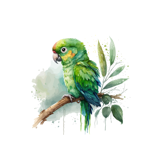 Papel pintado panorámico para niños - Infantil - Loro