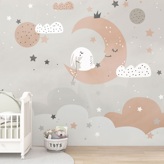 Papel pintado panorámico para niños - Infantil - Luna