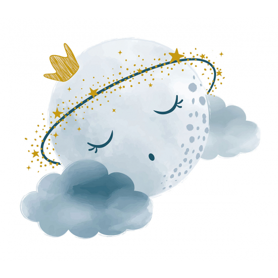 Papel pintado panorámico para niños - Infantil - Luna