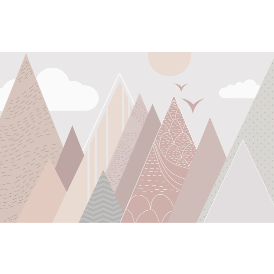 Papel pintado panorámico para niños - Infantil - Montañas